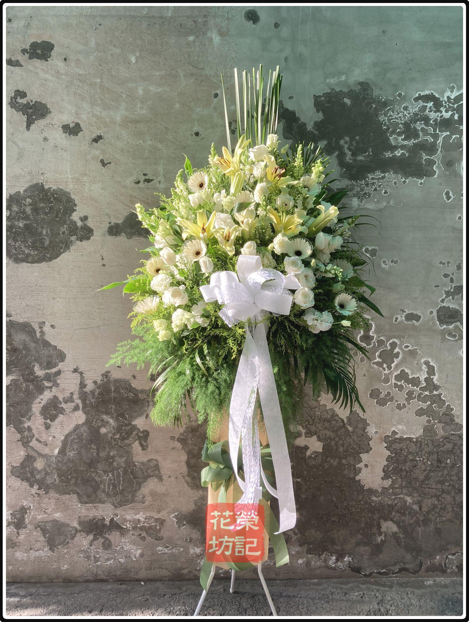 豪華型殯葬高架花籃 | Standing Spray for Funeral L