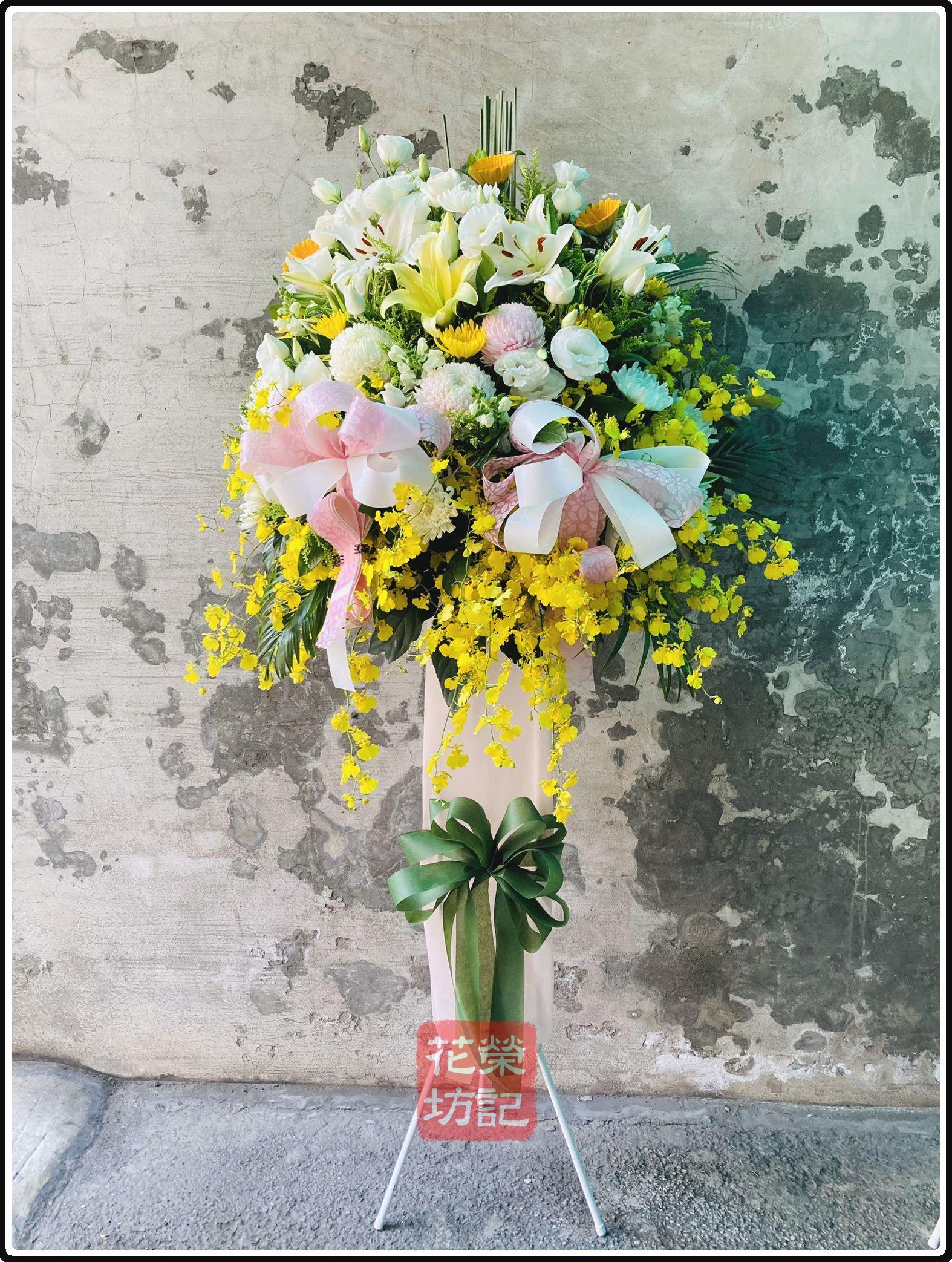 豪華型殯葬高架花籃 | Standing Spray for Funeral L