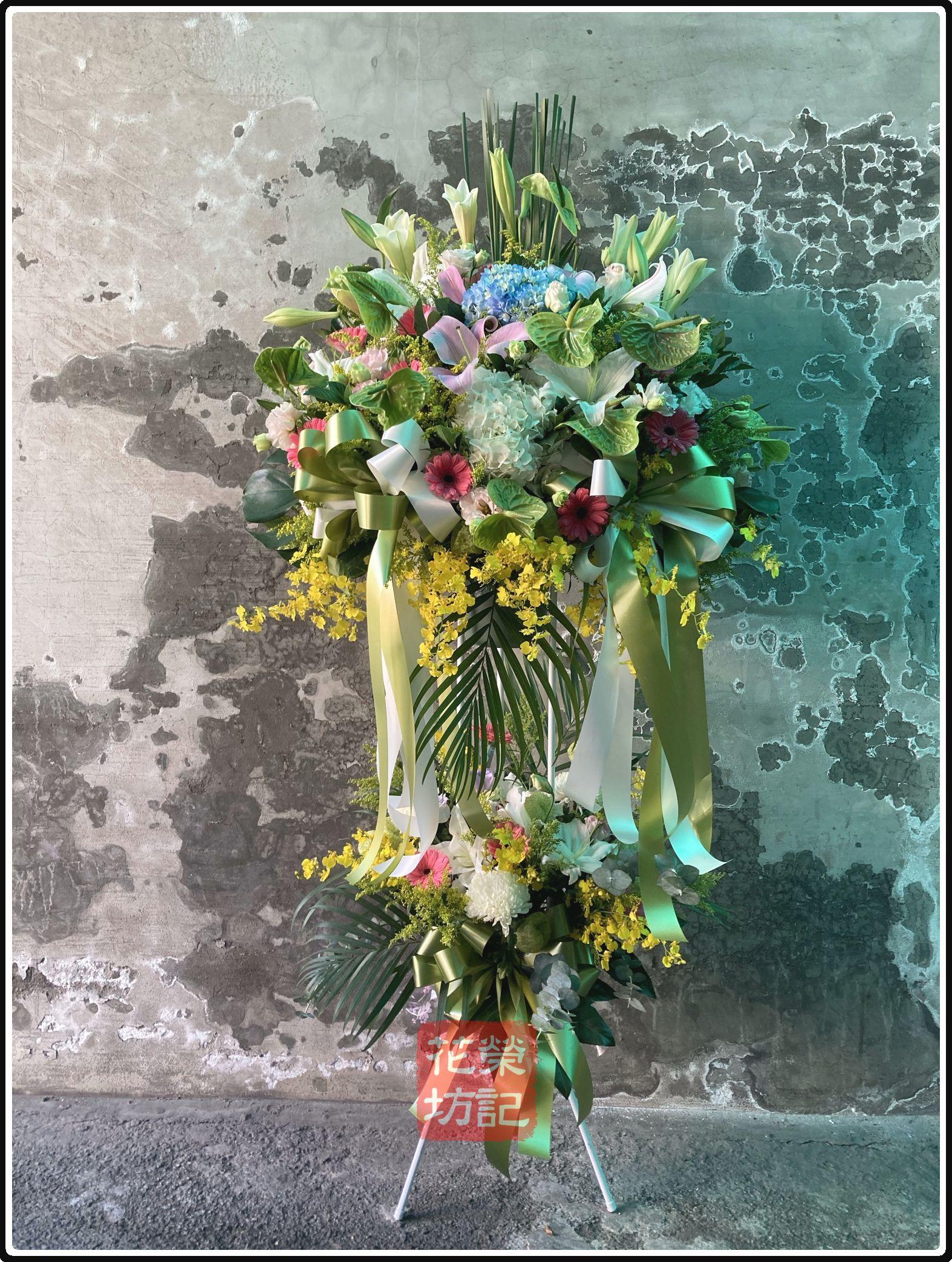 豪華型雙層殯葬高架花籃 | Standing Spray for Funeral XLL