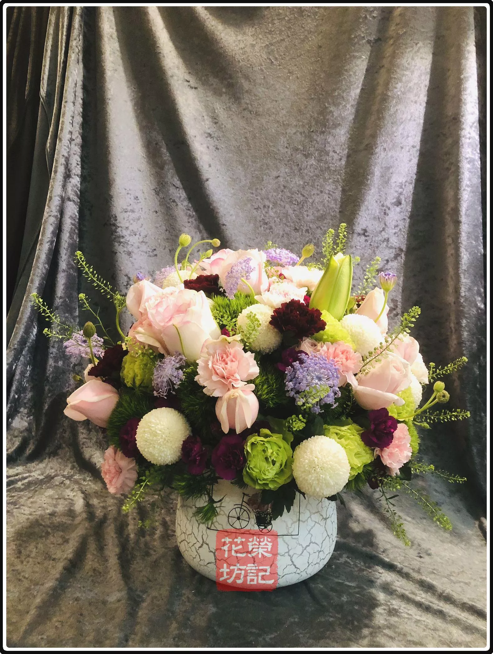 商業桌花．圓滿 | Biedermeier