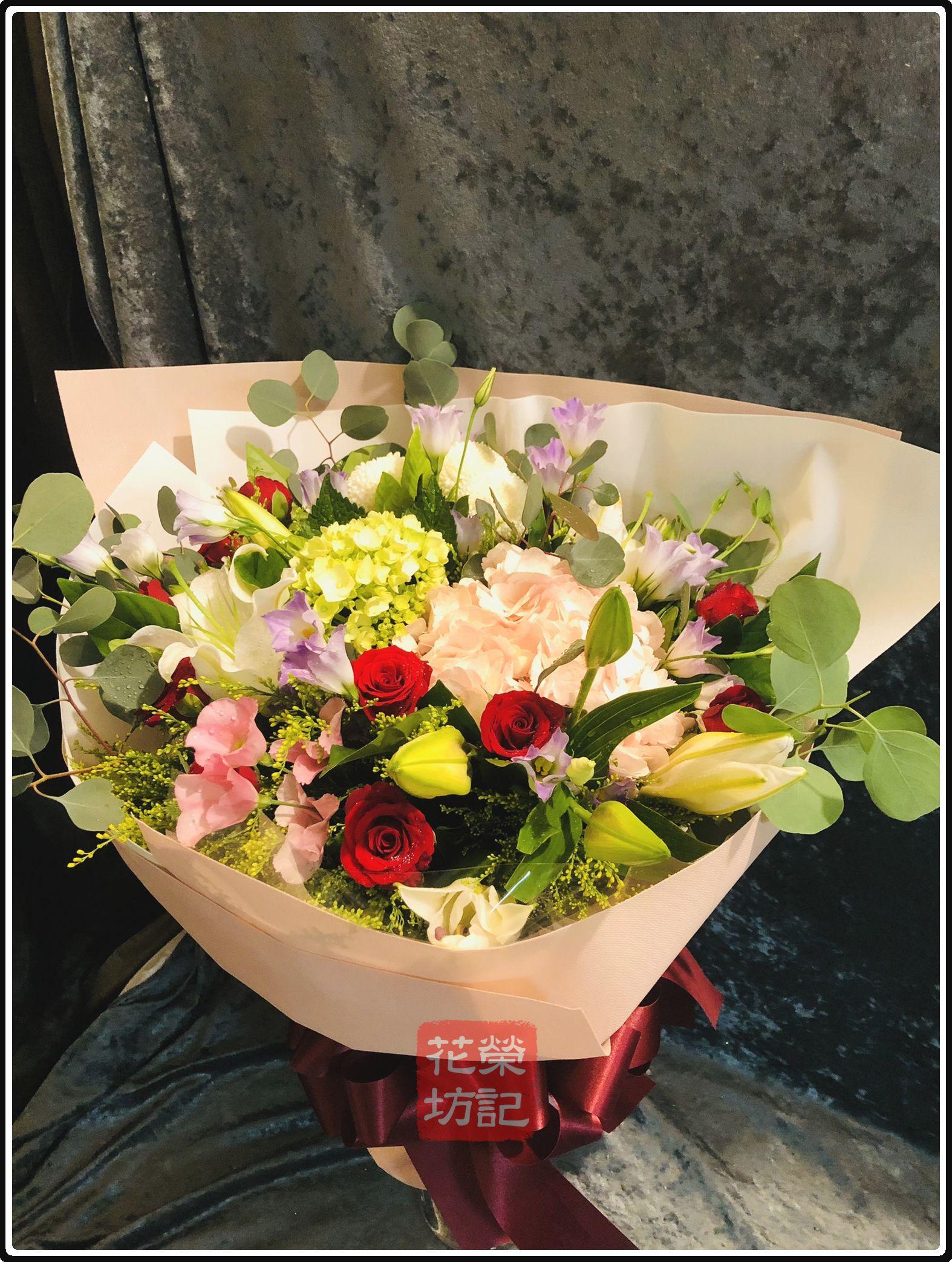 經典型繡球花束 |  Hydrangeas Bouquet L