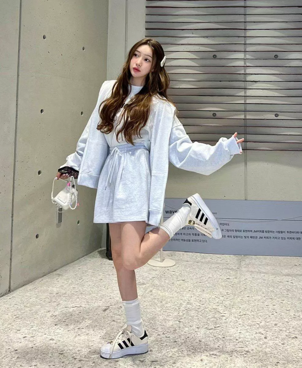 🌈 網紅款💙爆款 韓國製🇰🇷 純色 百搭 坑條紋 推推襪 泡泡襪