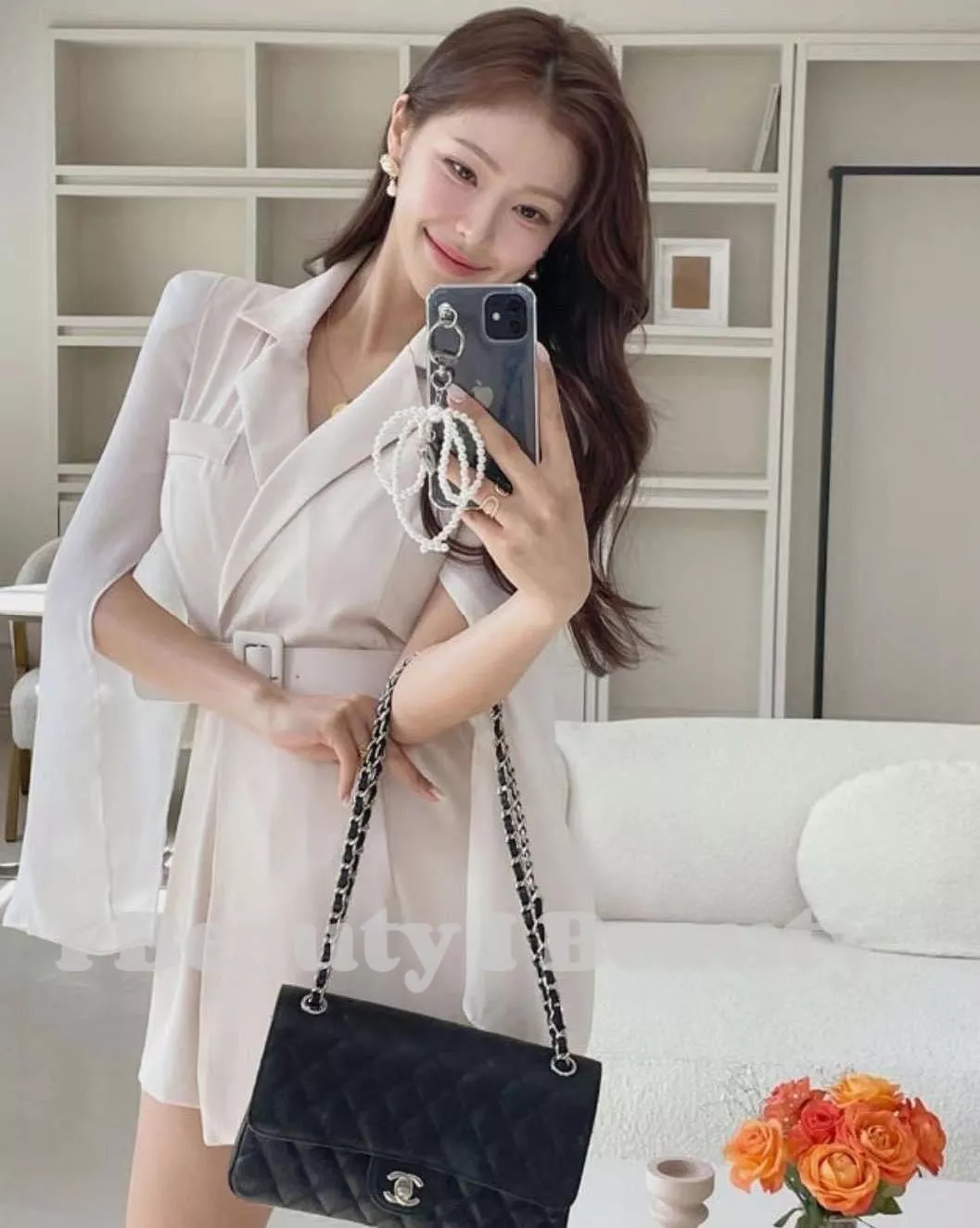 氣質名媛風 半開領 收腰 高質感 連體休閒短褲