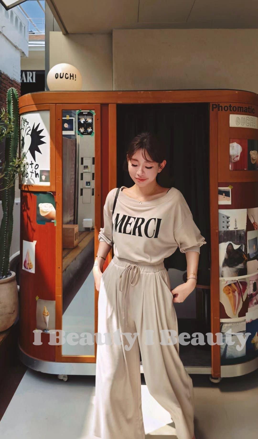 Merci 休閒感寬領上衣