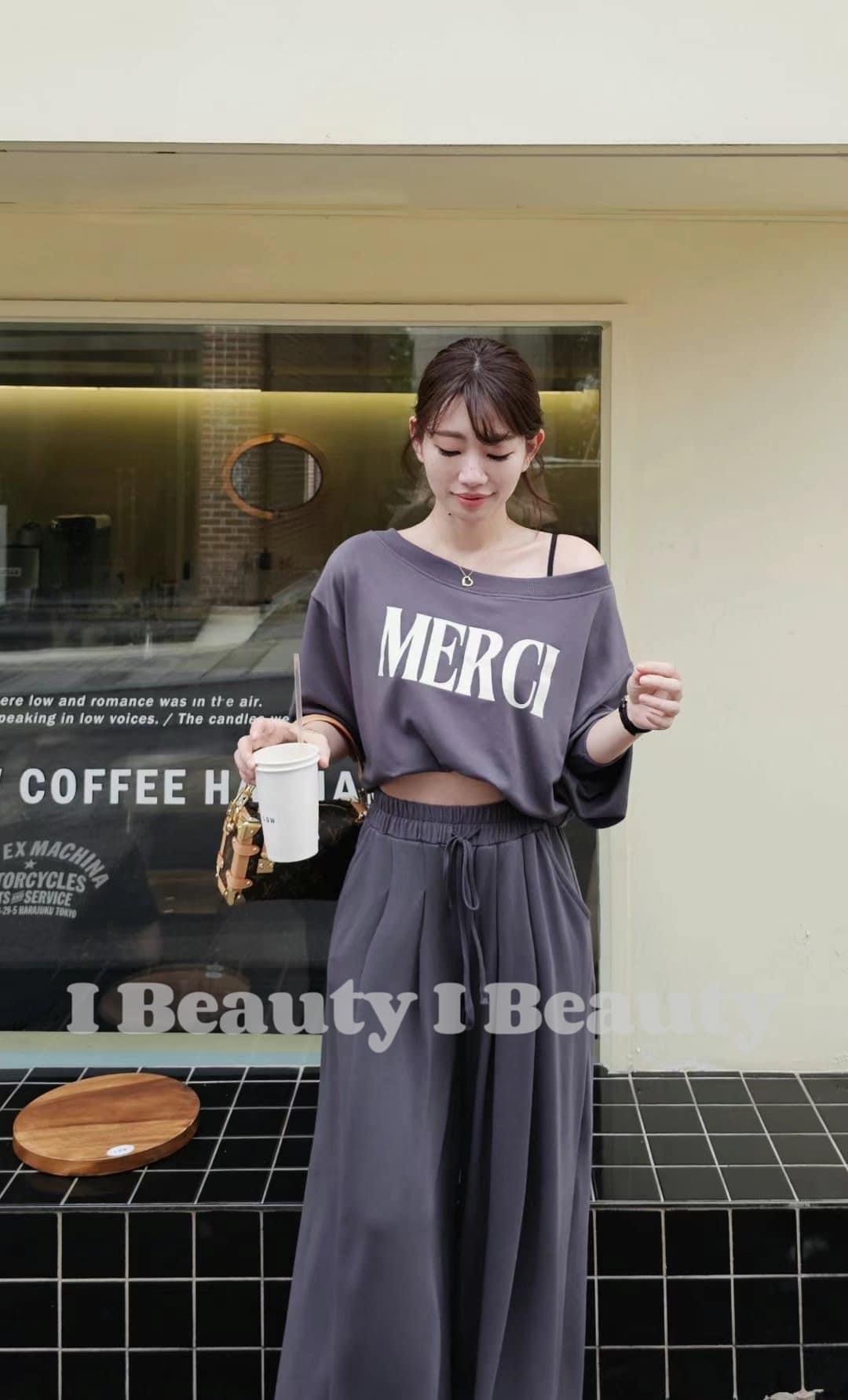 Merci 休閒感寬領上衣