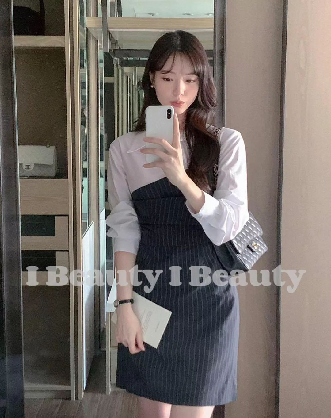 都會美學高質感氣質襯衫式洋裝