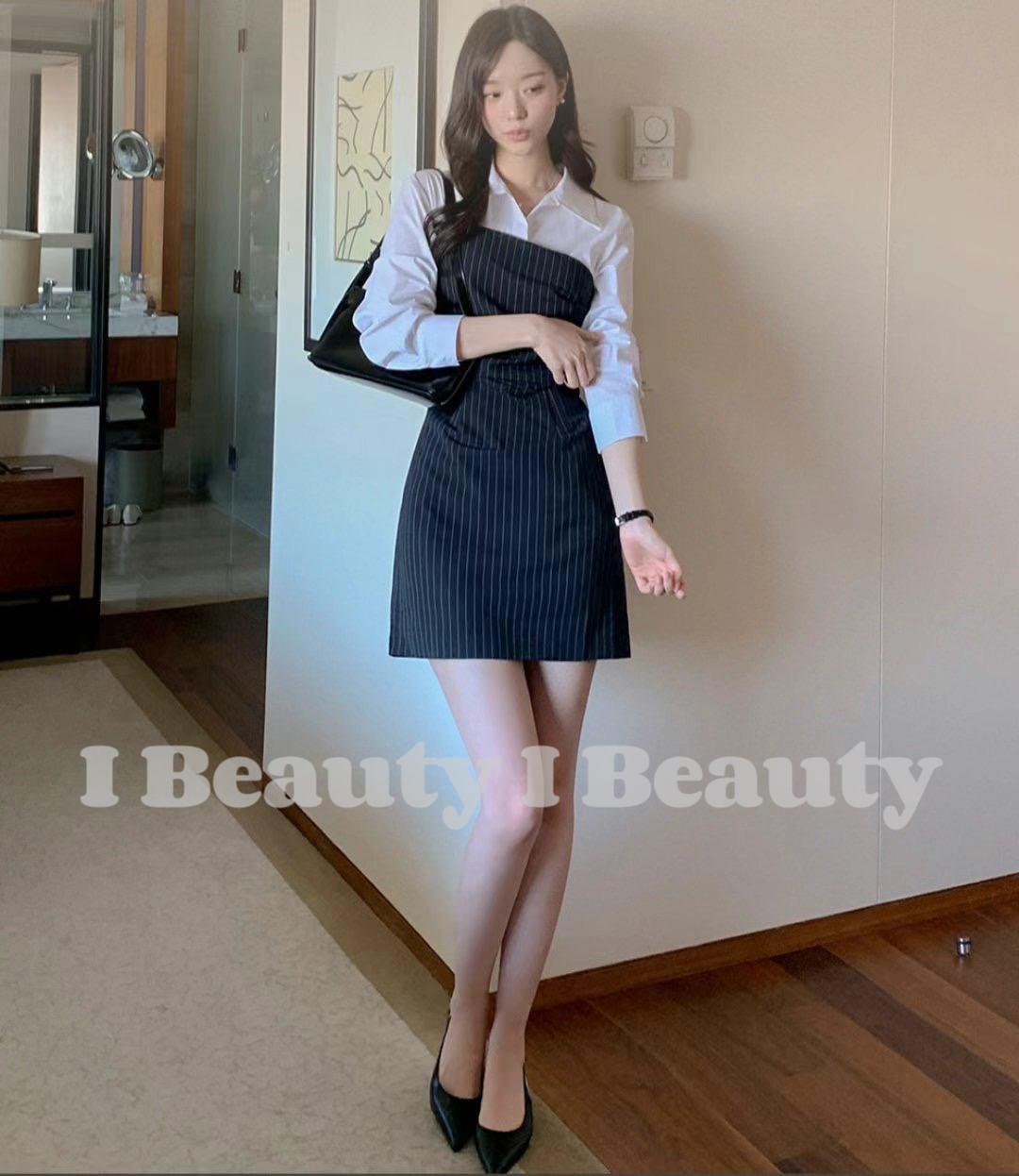 都會美學高質感氣質襯衫式洋裝