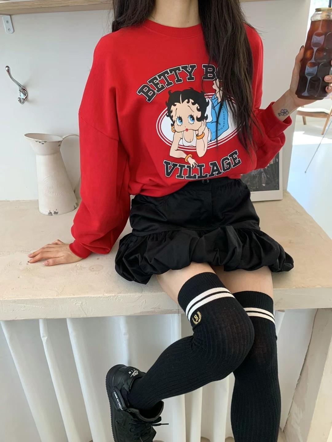 貝蒂TEE (圓領印花衛衣)