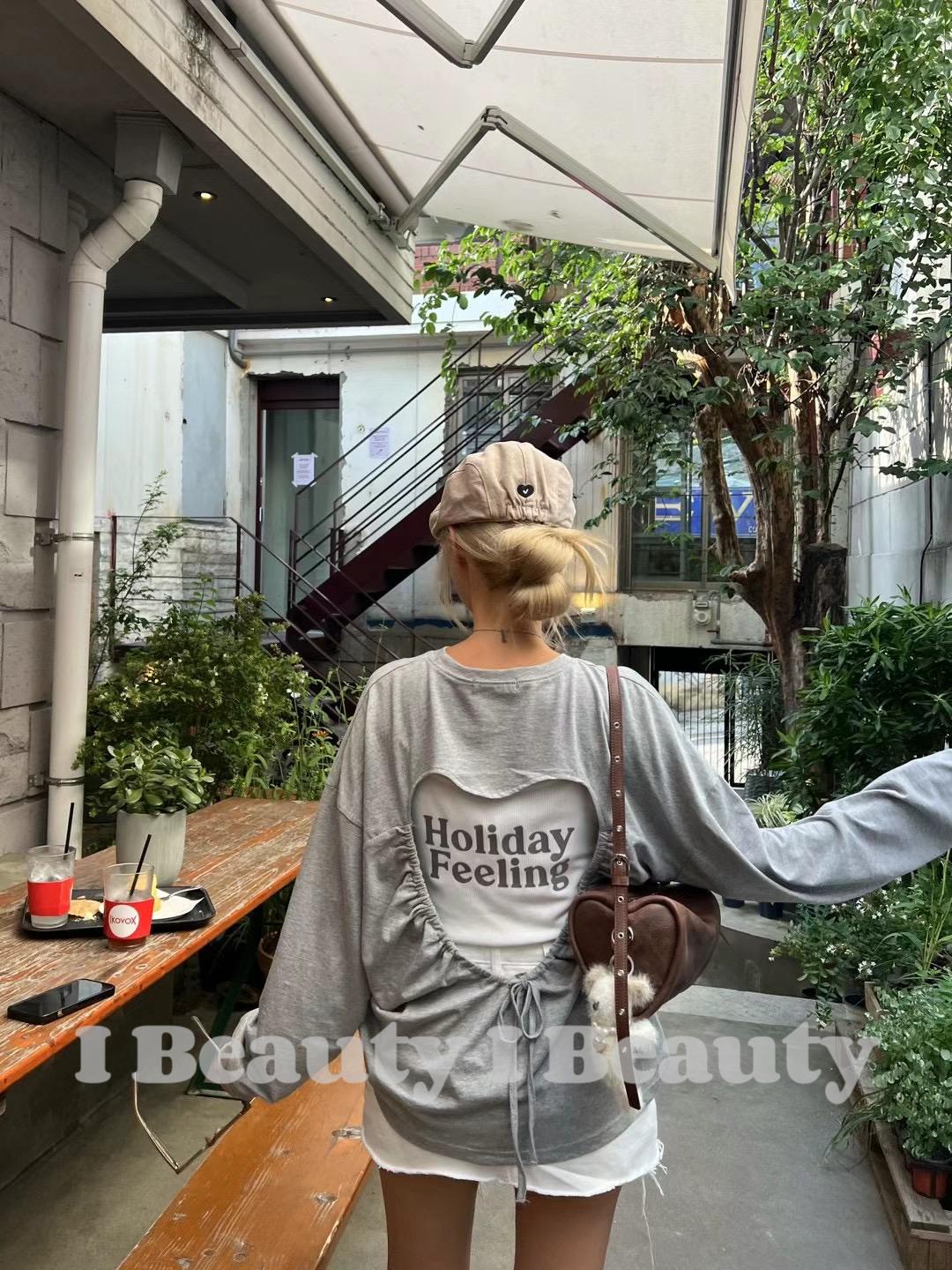 愛心設計款長Tee