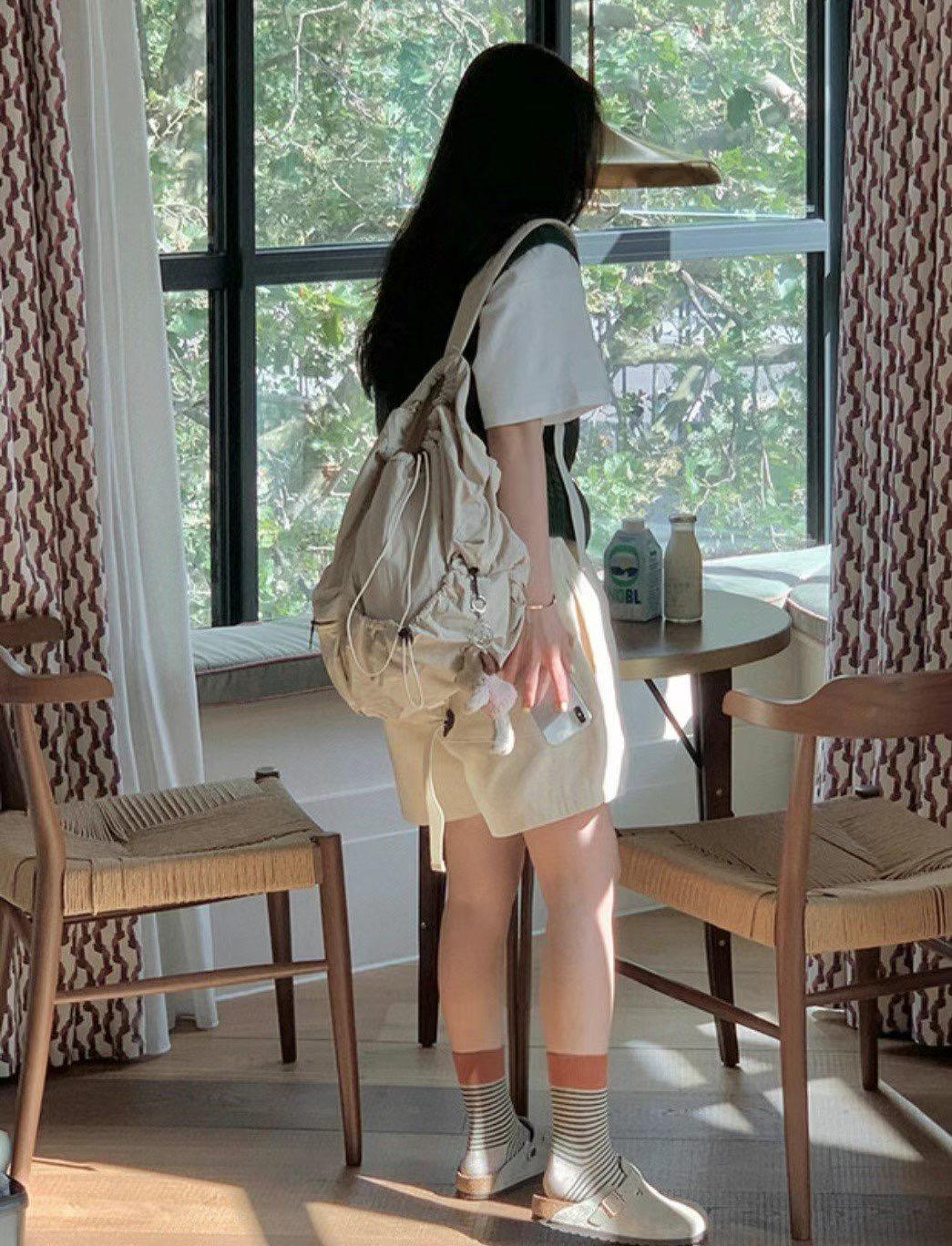 秋冬層次感條紋襪