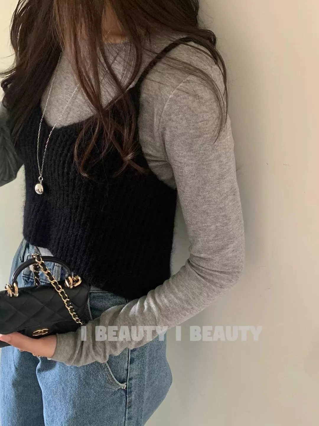 層次感綁帶背心