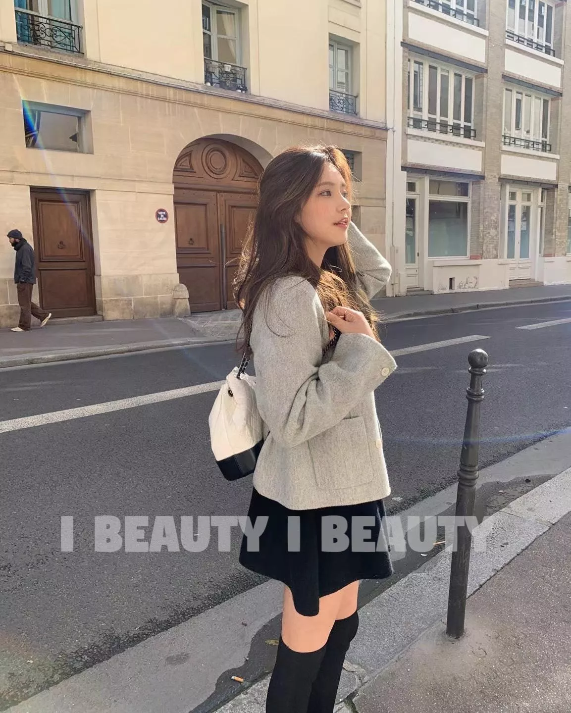 氣質高雅 手工羊毛短外套