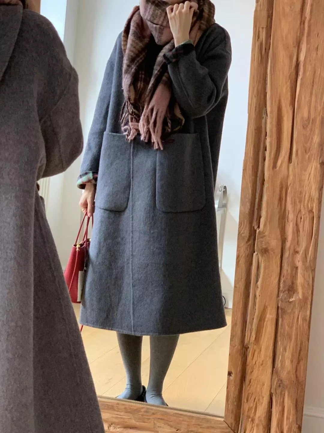 英格蘭 格紋 流鬚 圍巾