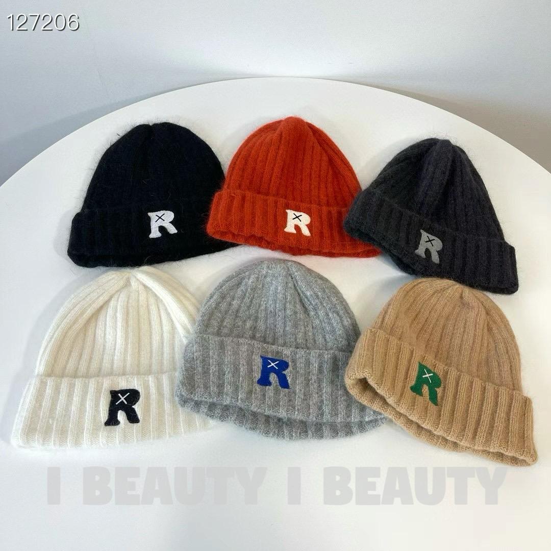 安格拉兔帽 R字保暖帽
