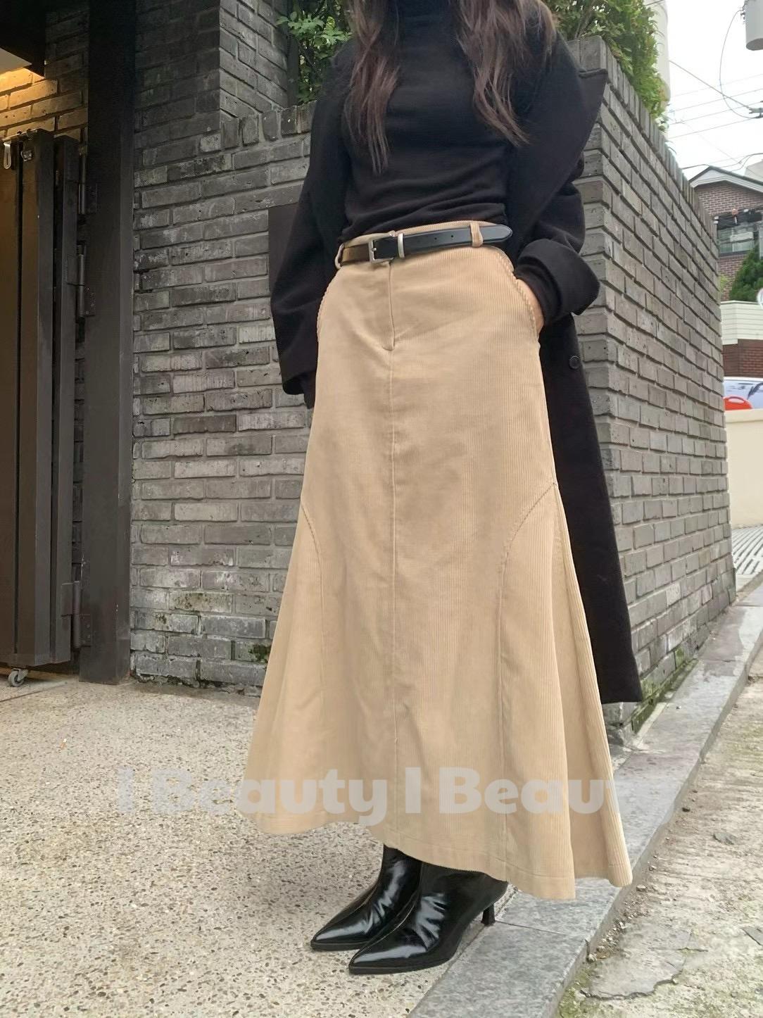 知性 傘型長裙