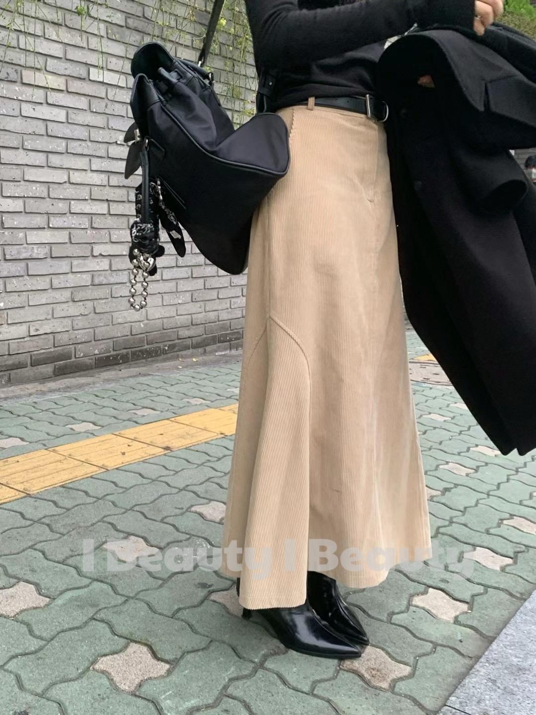 知性 傘型長裙