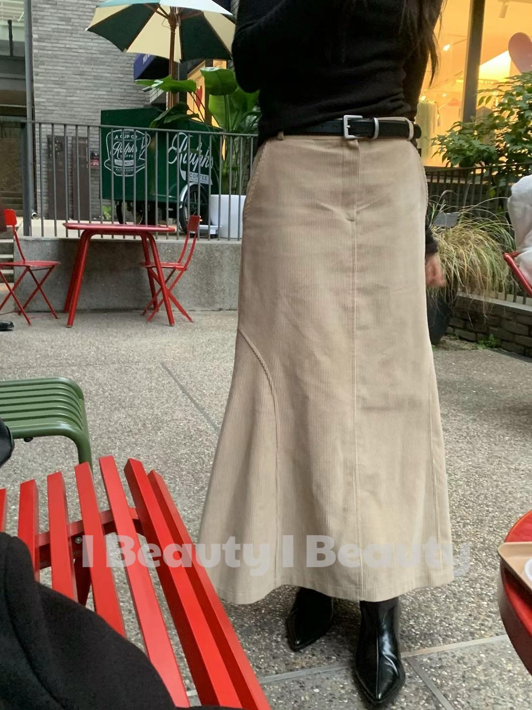 知性 傘型長裙