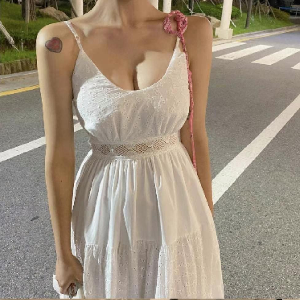 迷人吊帶連身洋裝