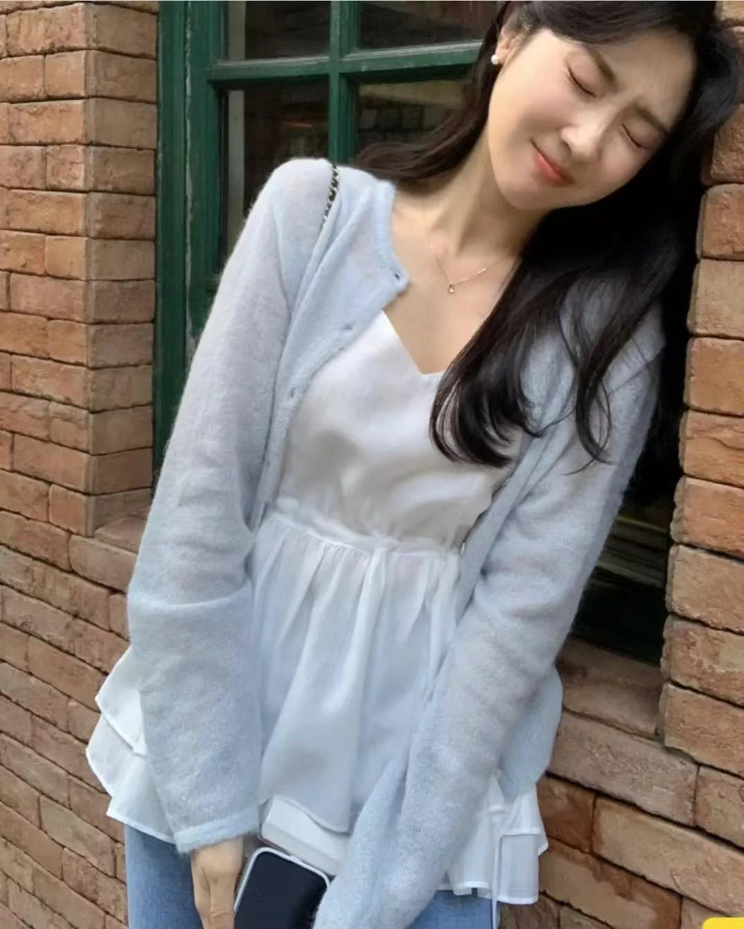 馬卡龍薄款針織外套