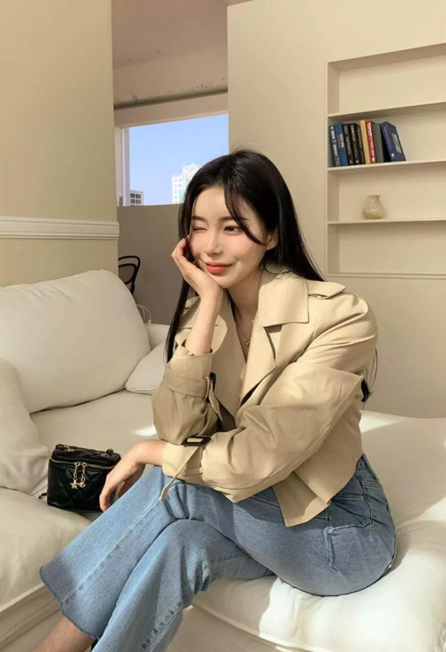 個性工裝風短版外套