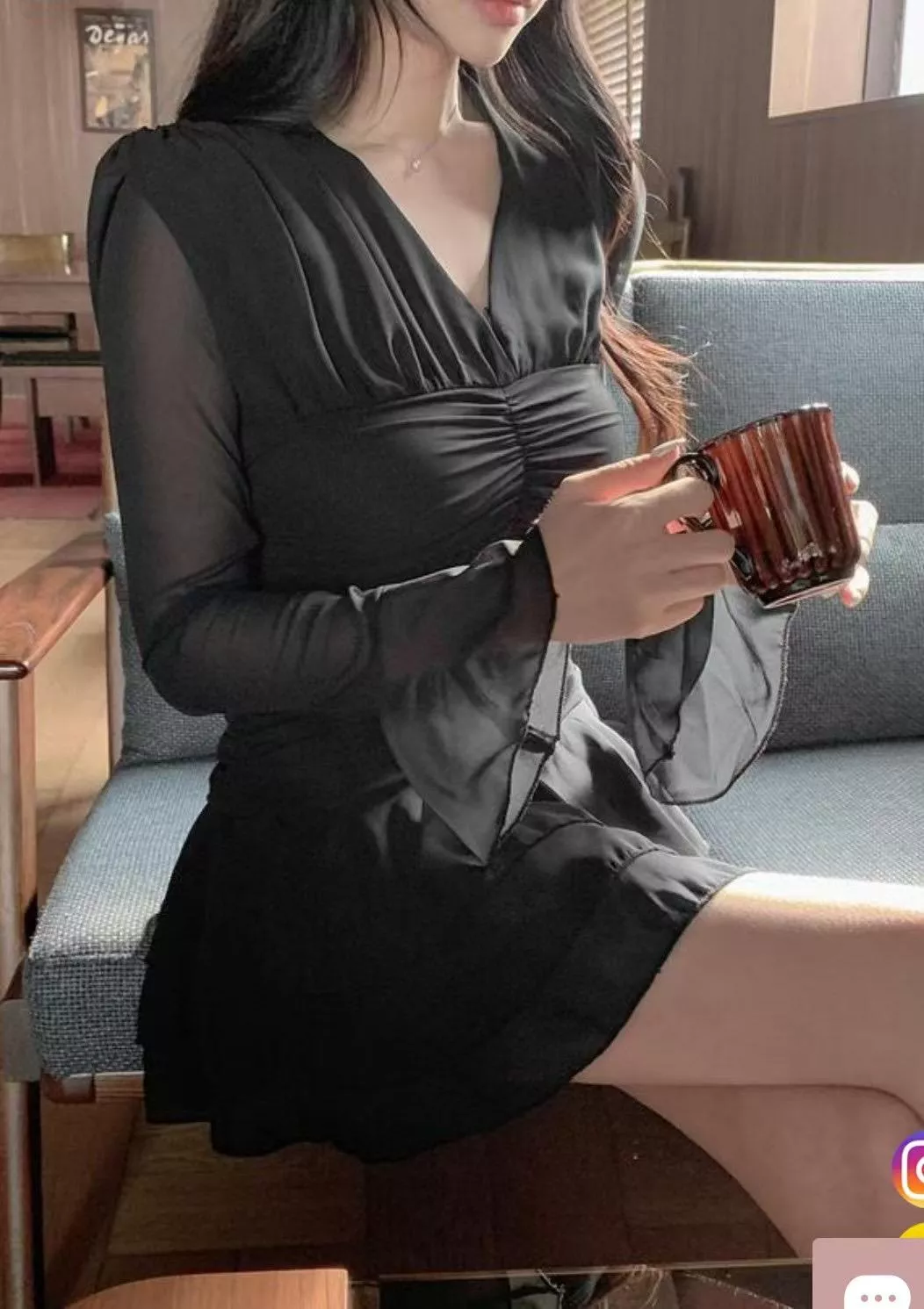 春天優雅氣質短洋