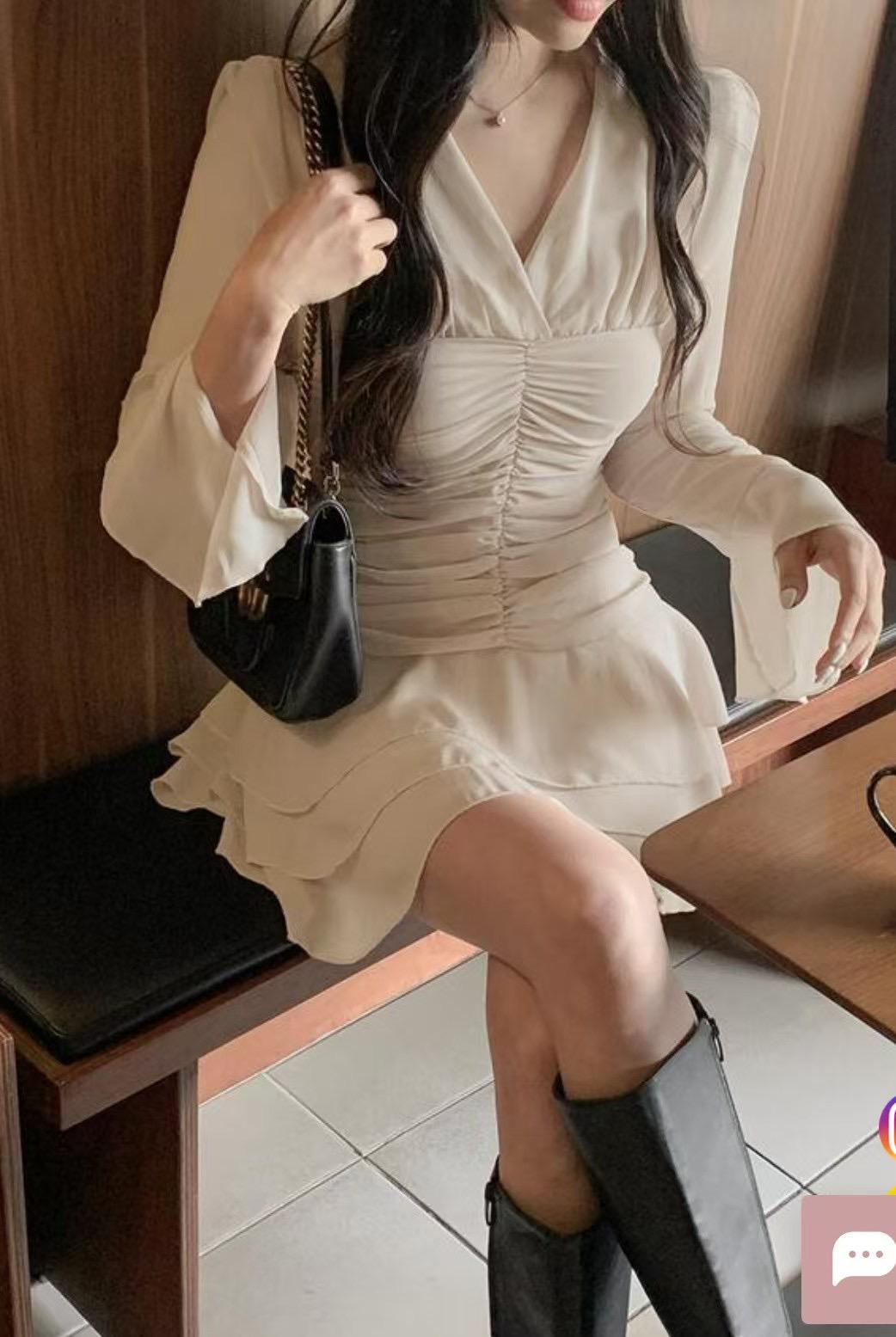 春天優雅氣質短洋