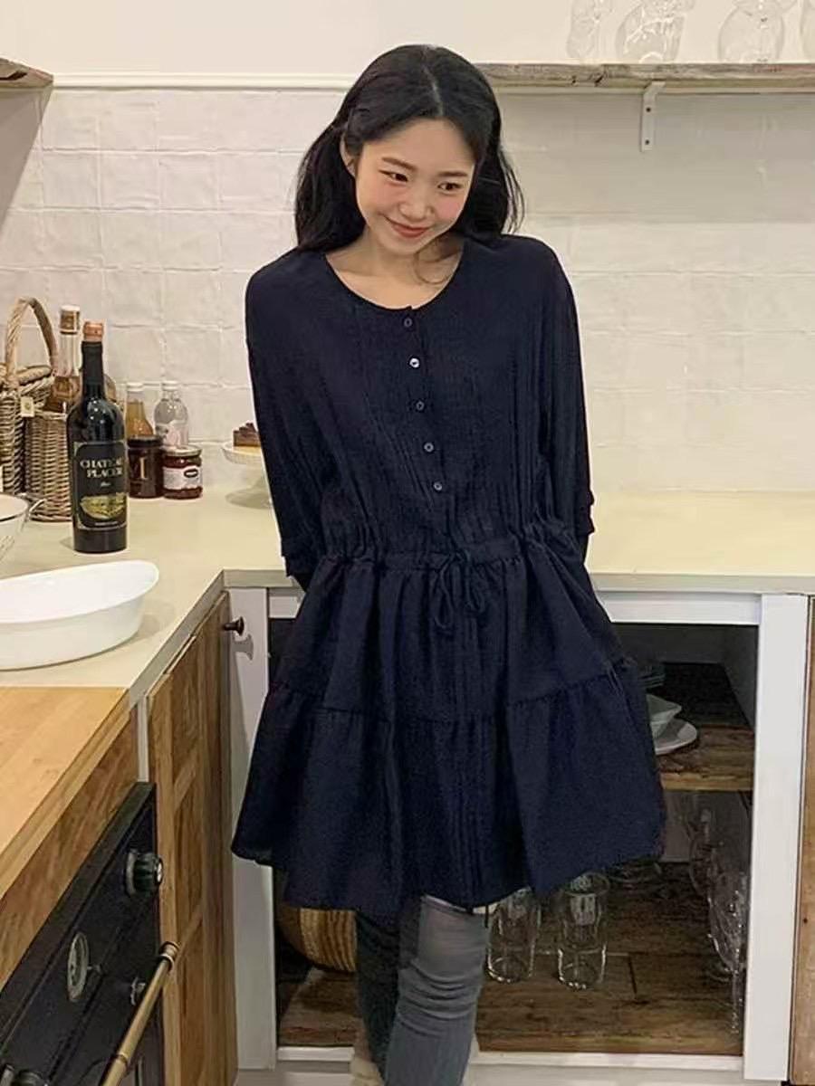 小清新綁帶洋裝
