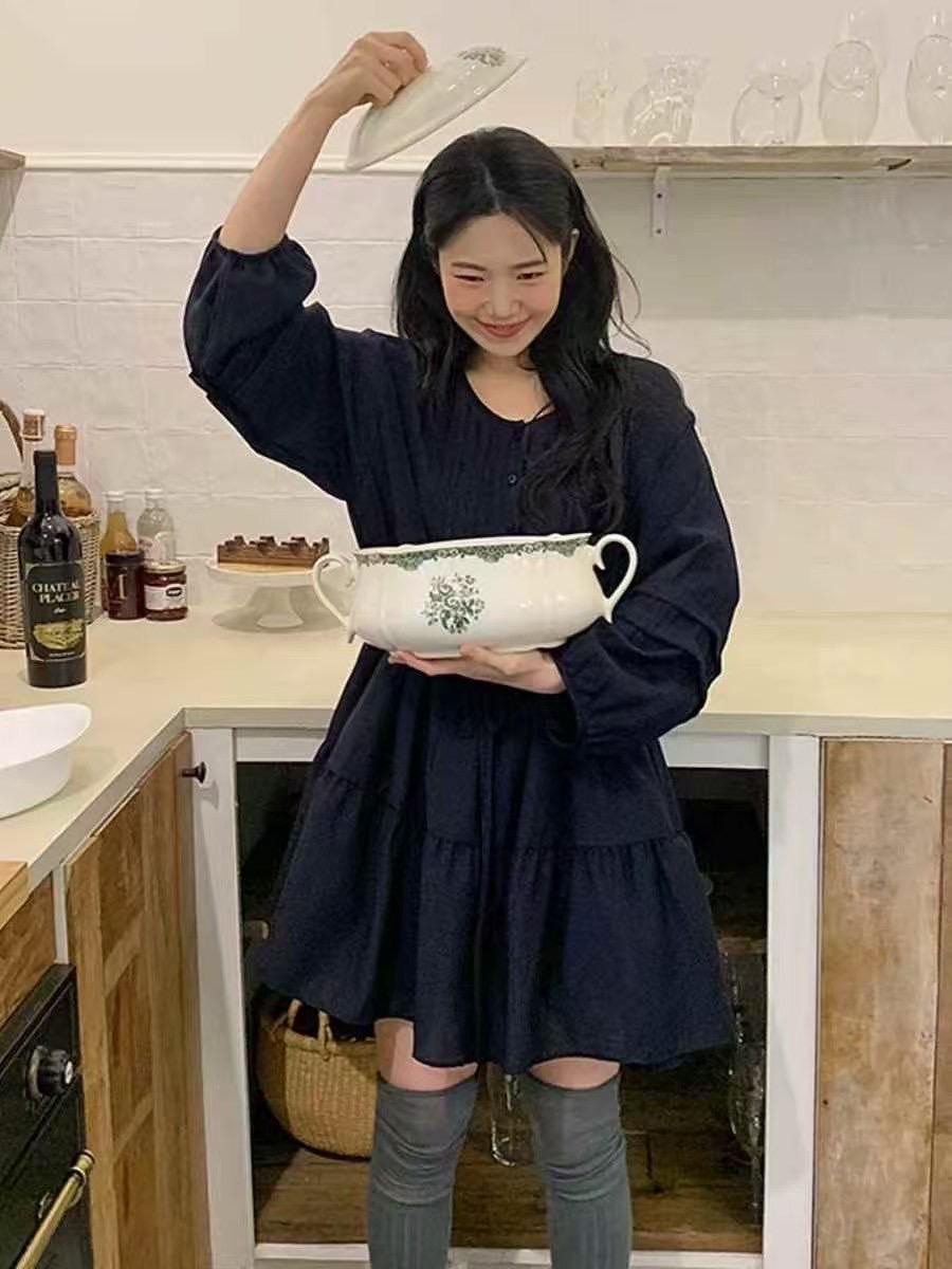 小清新綁帶洋裝