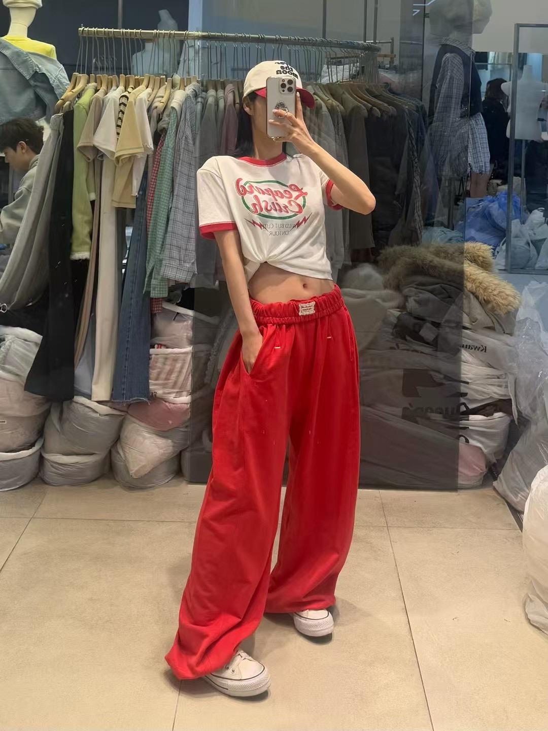 個性撞色短T