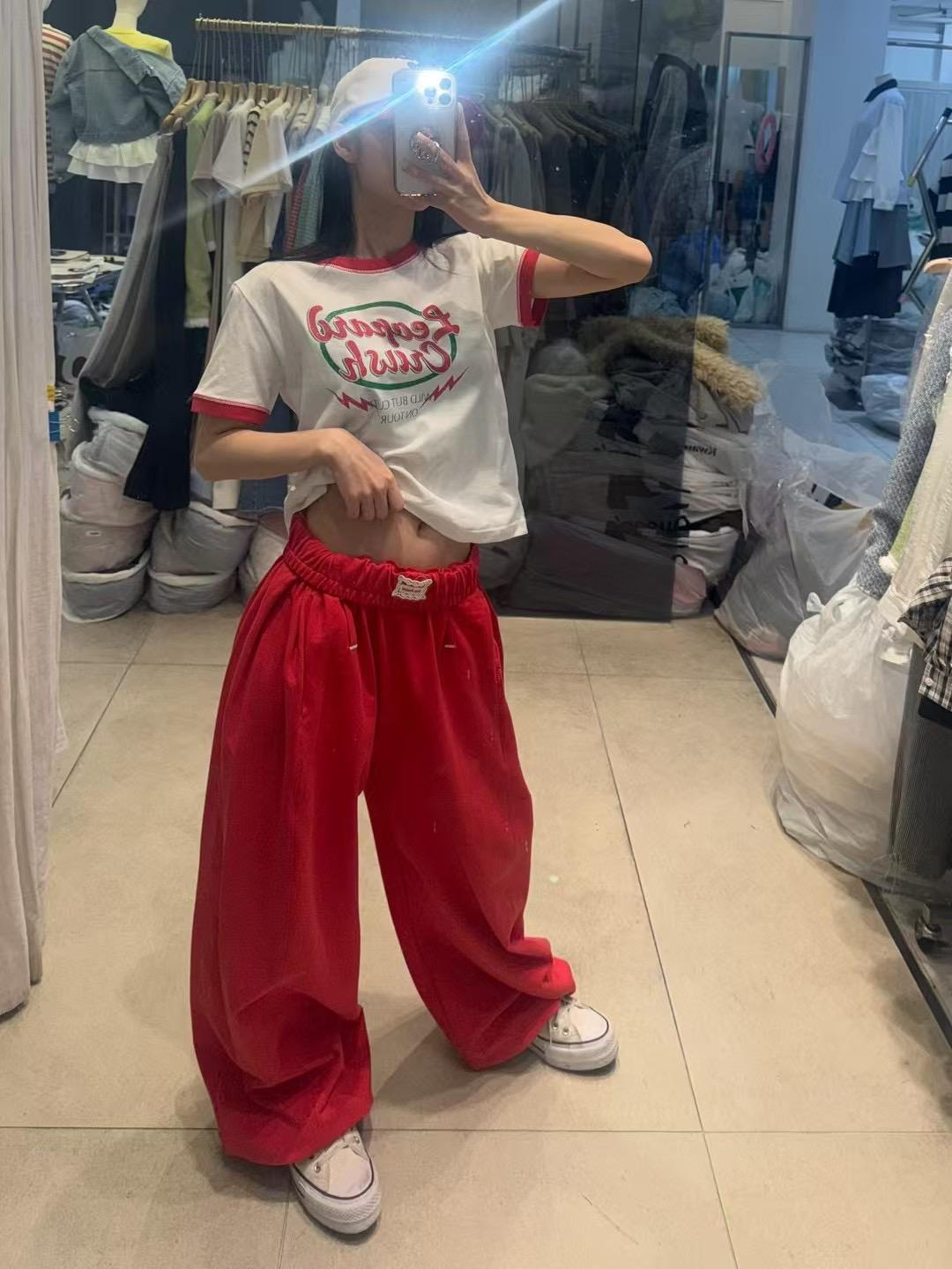 個性撞色短T