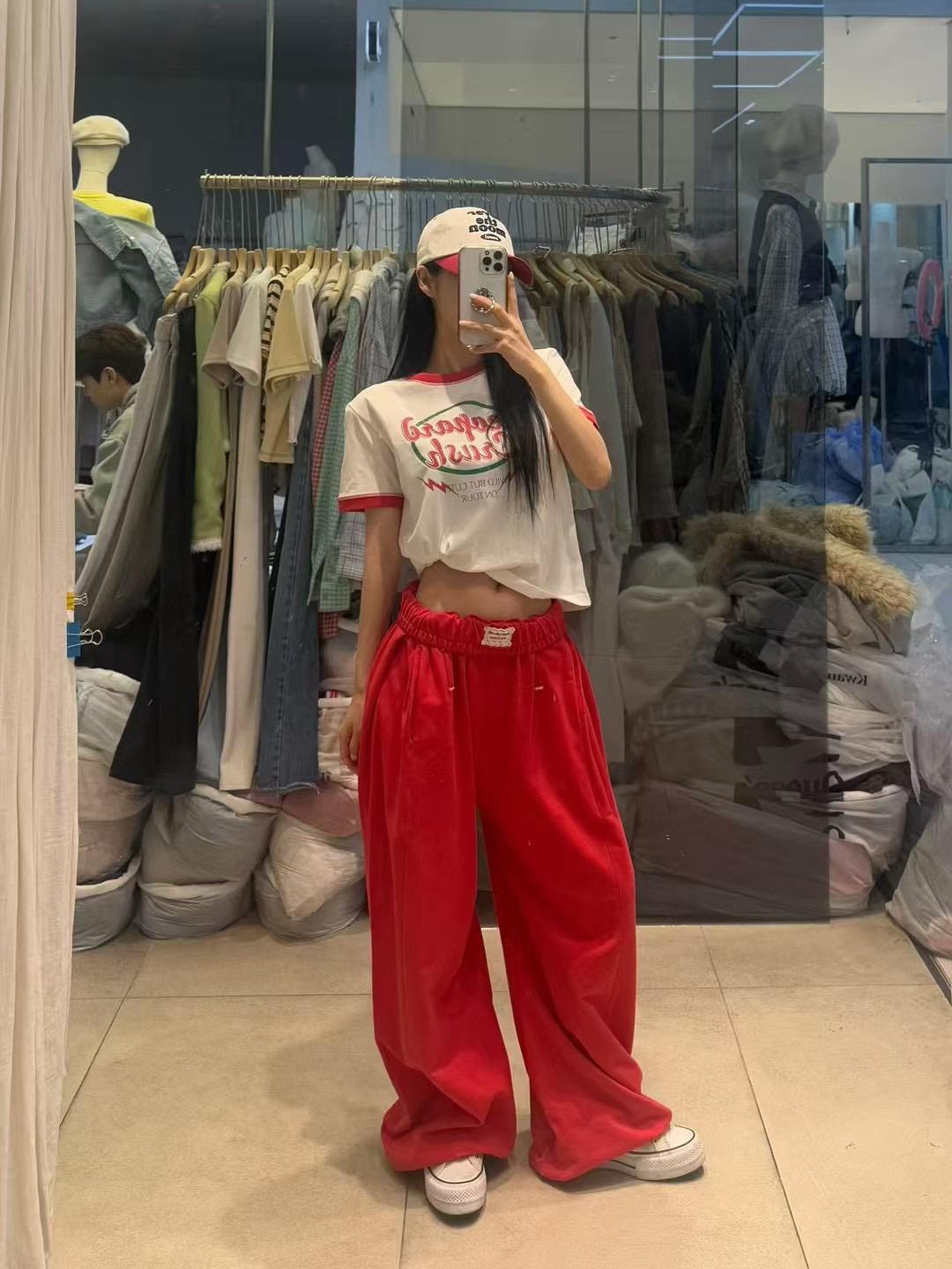 個性撞色短T