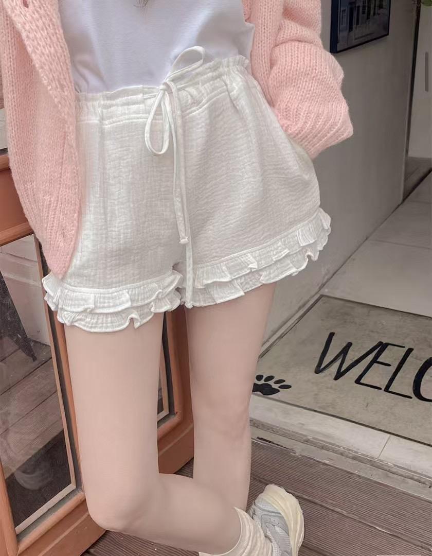 小清新木耳邊短褲