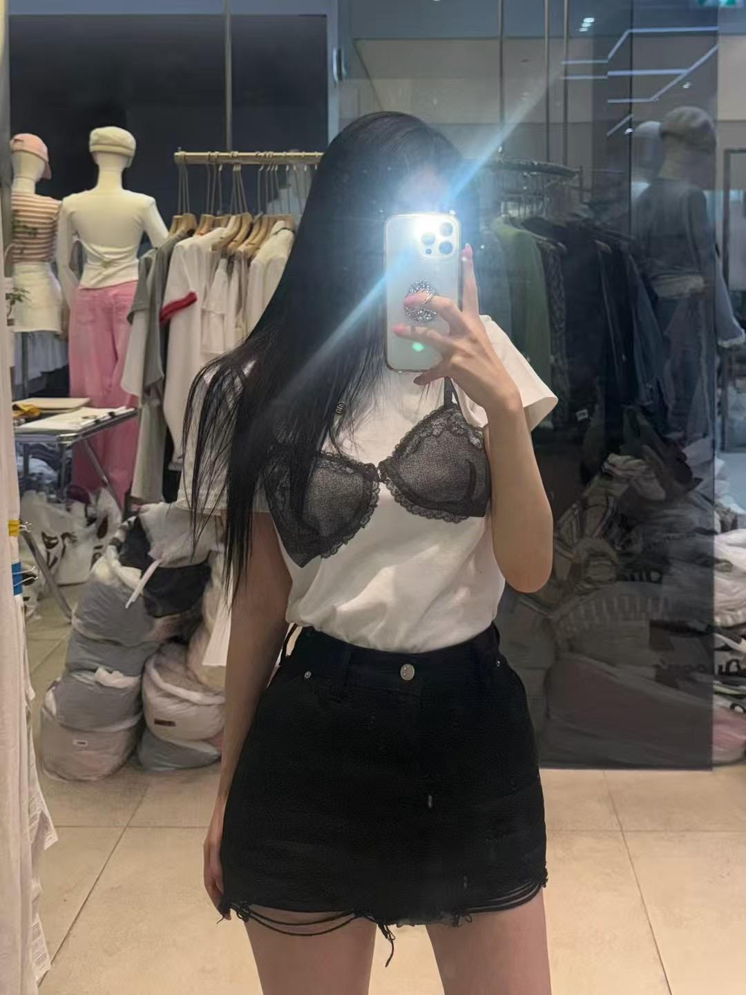 性感印花短袖T