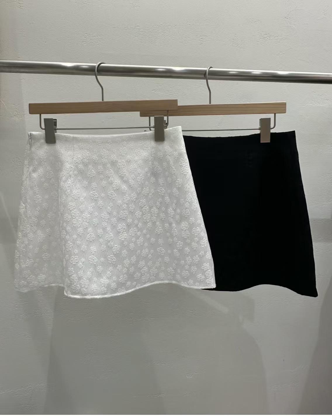 小清新印花短裙