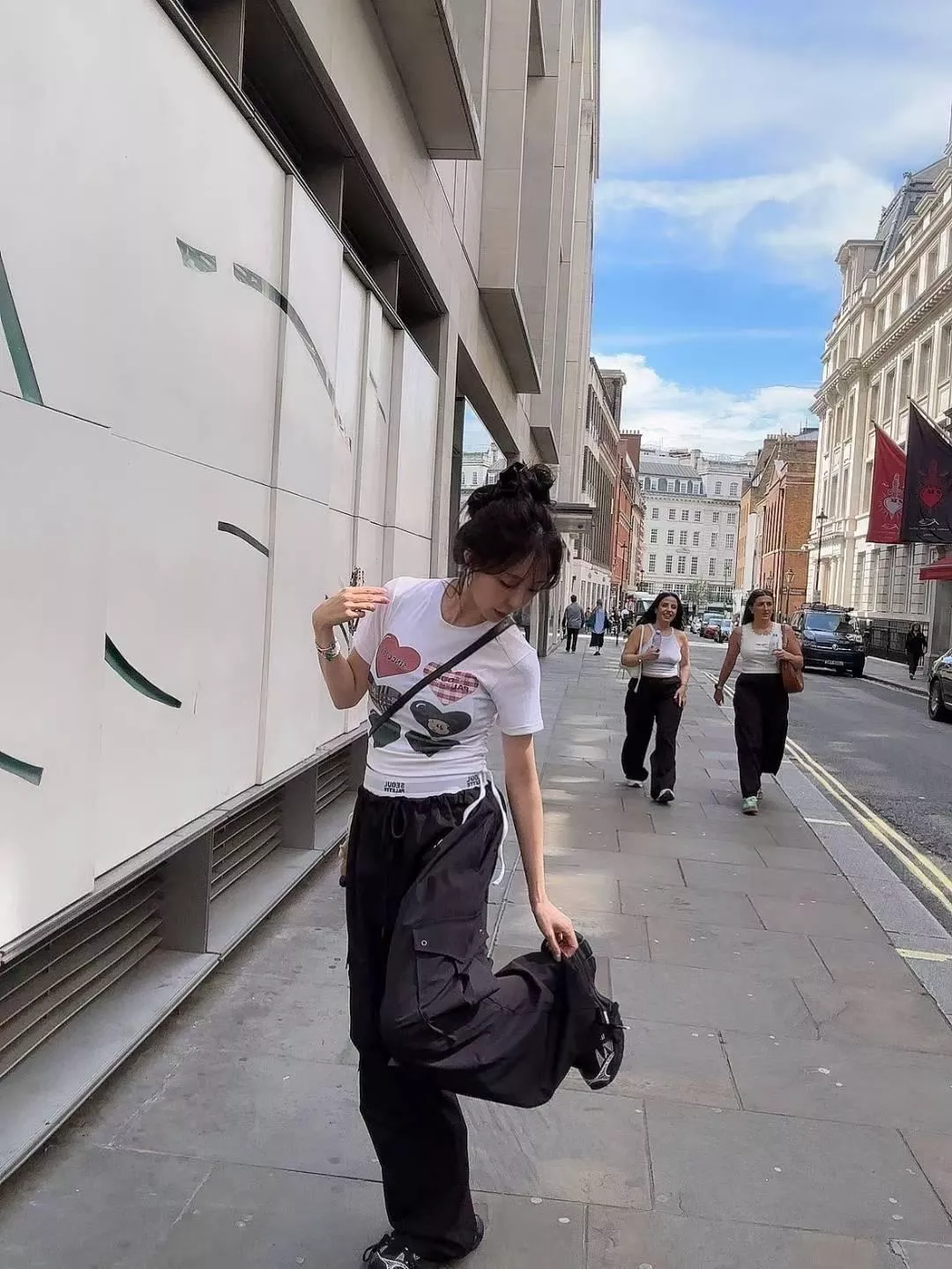 秋季 休閒個性層次設計工裝長褲