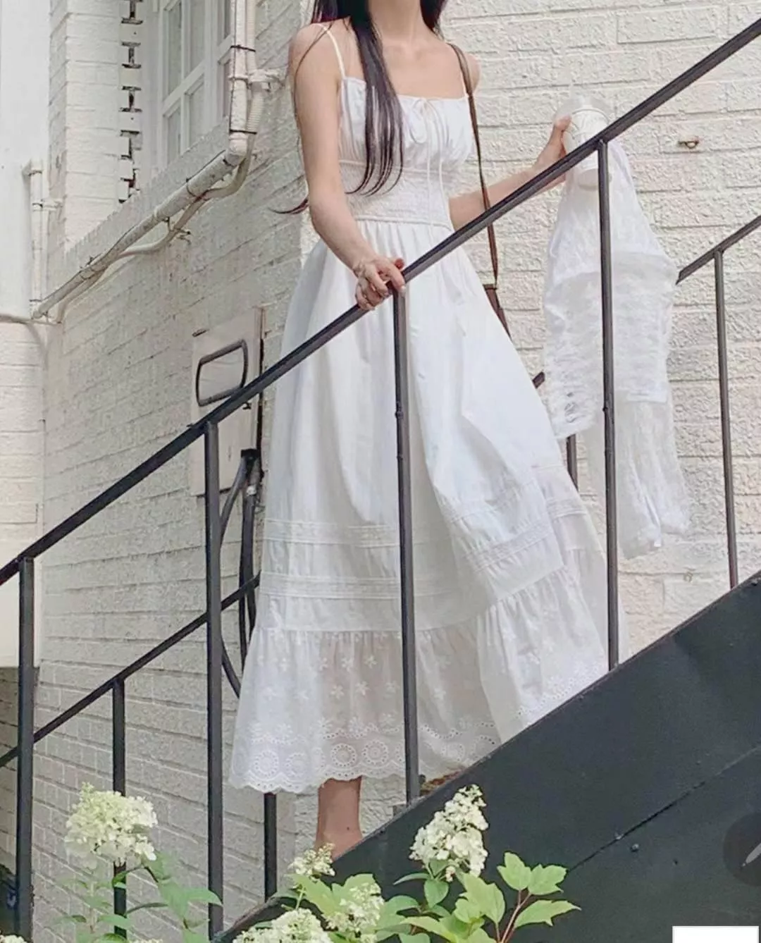 小仙女縮腰連身長裙