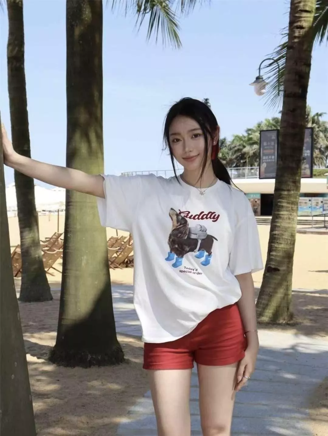 Q萌狗狗 短袖T恤