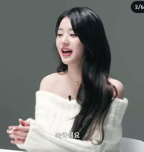 博主同款氣質甜美露肩針織毛衣