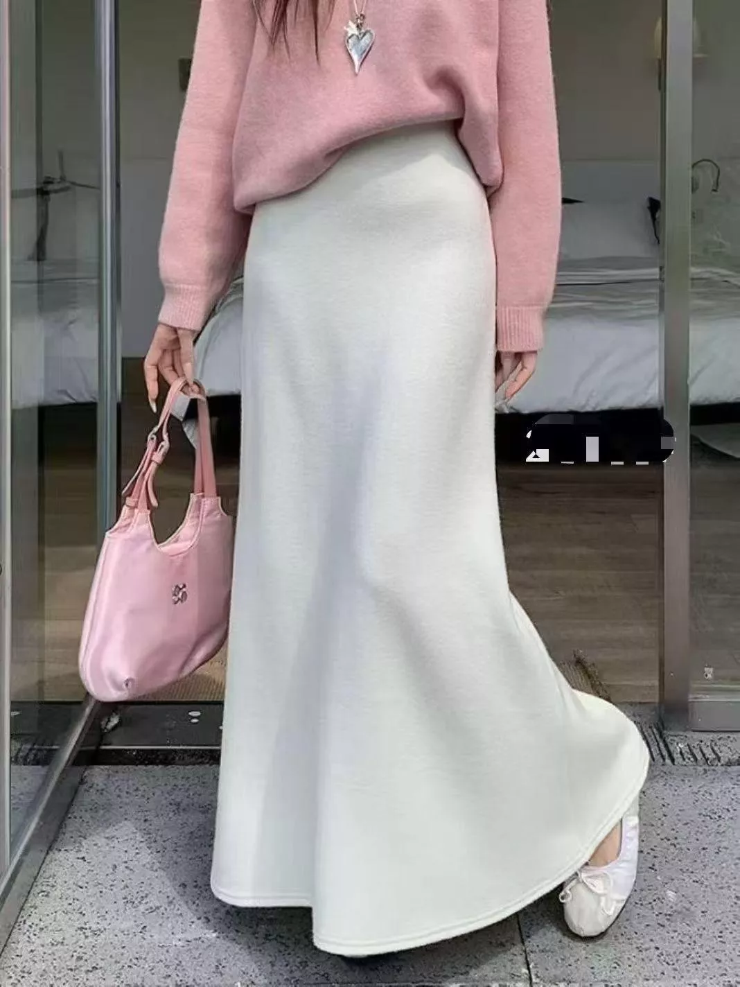 秋冬季新款氣質魚尾長裙