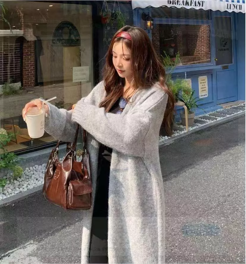 慵懶風長版外套