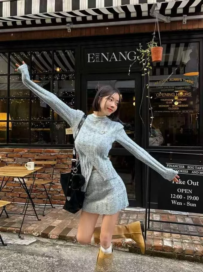 高質感針織套裝