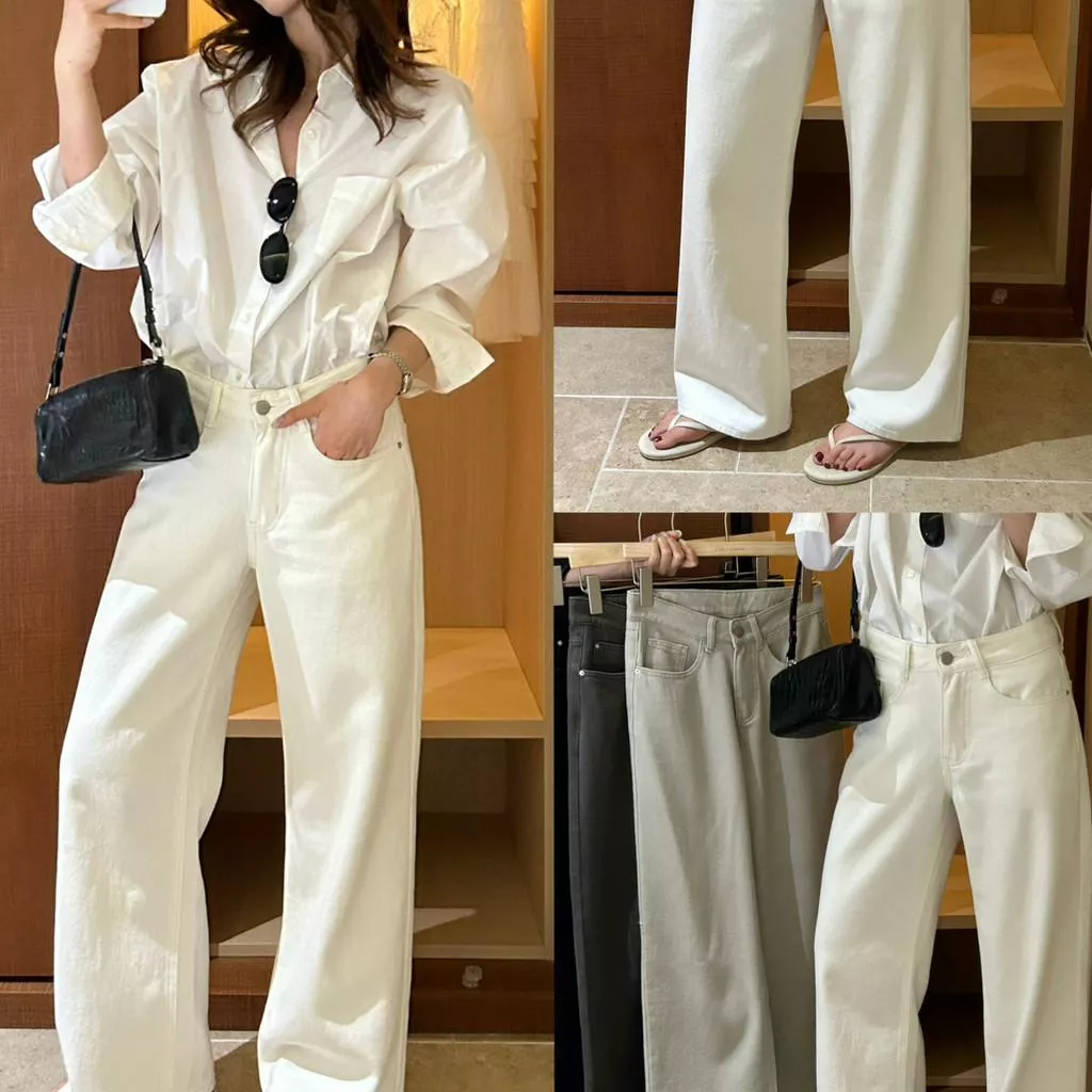 檸檬家 26年早春版型超讚水洗簡約通勤百搭牛仔褲B-937