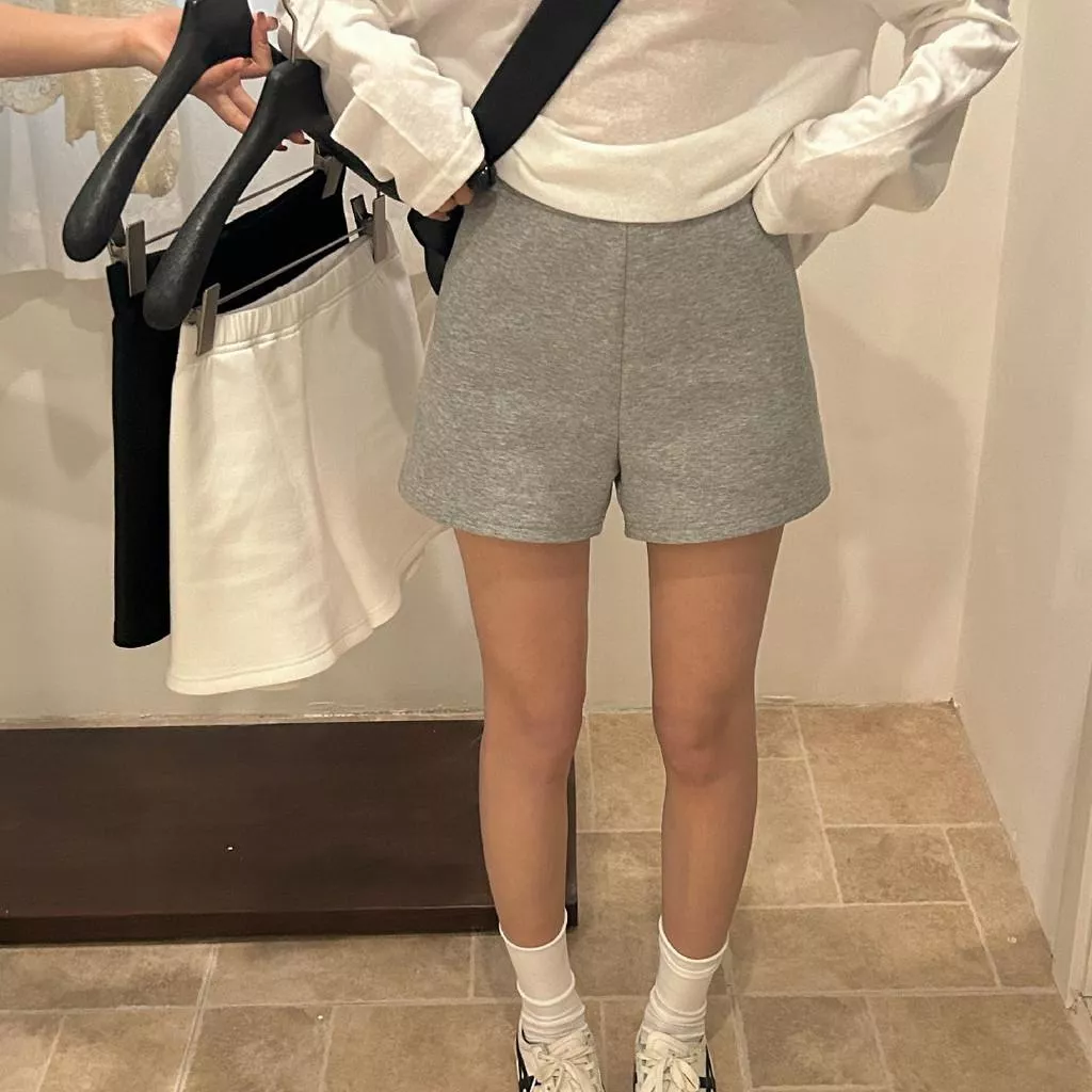 檸檬家 顯瘦天花板舒適微彈美式辣妹顯瘦A字熱褲休閒短褲10073