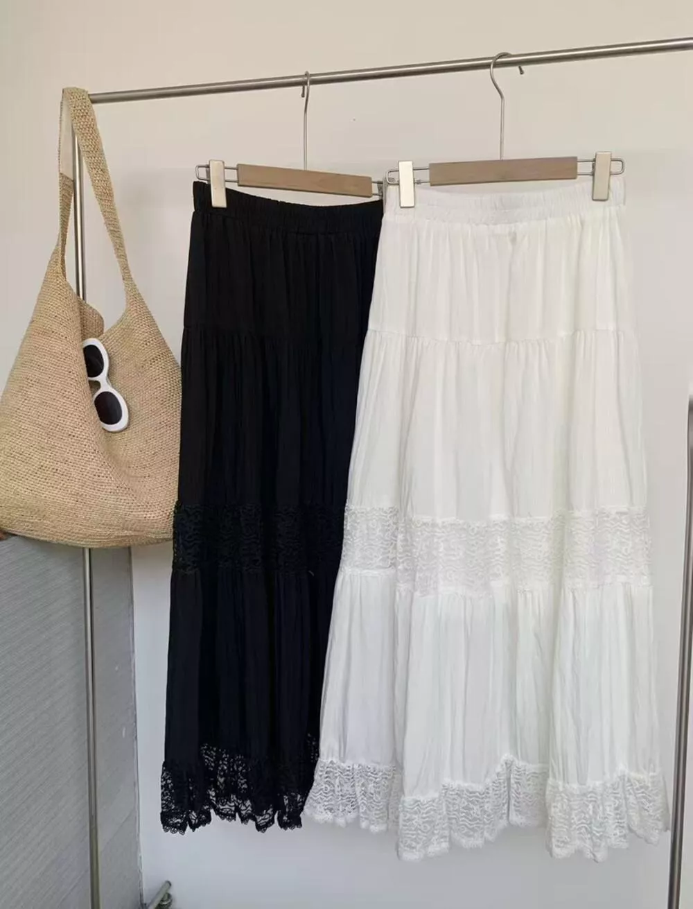 【ONE SEVEN】溫柔氣質鬆緊腰半身裙 Q2539# LSL