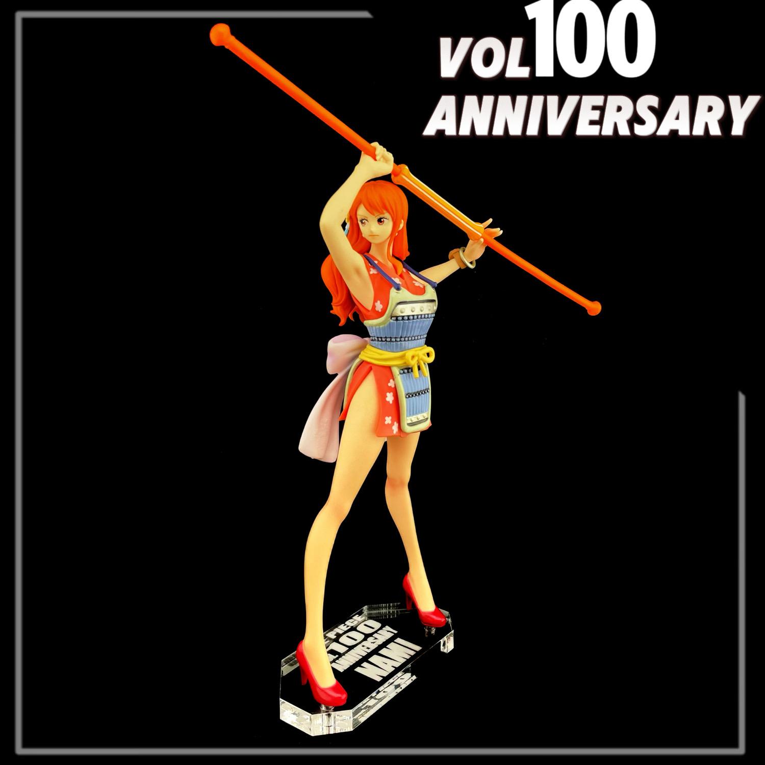 海賊王 一番賞 vol.100 Anniversary 娜美 D賞 航海王 公仔底座 壓克力底座 彩色底座