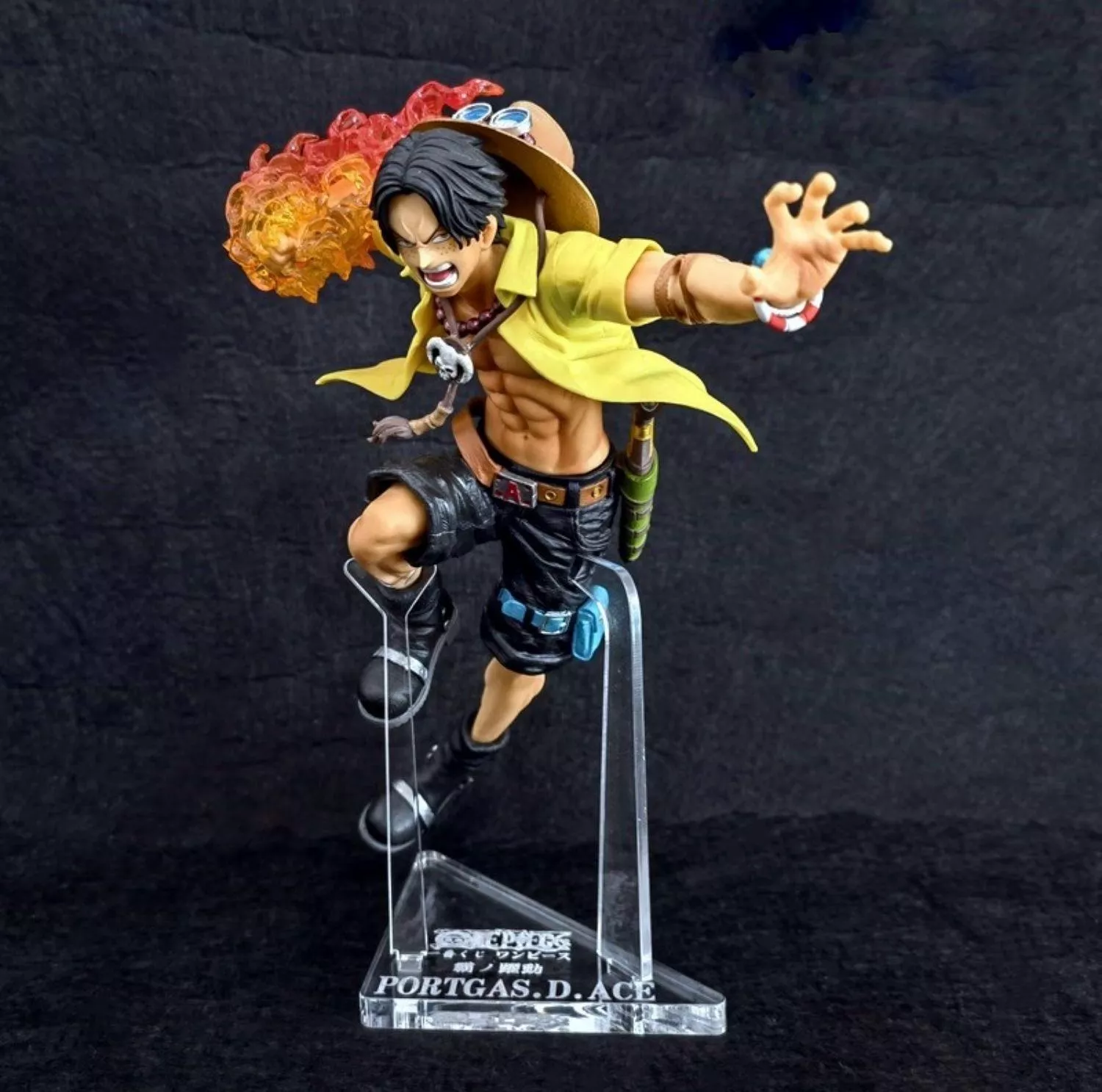 海賊王 一番賞 霸之躍動 艾斯 D賞 航海王 公仔底座