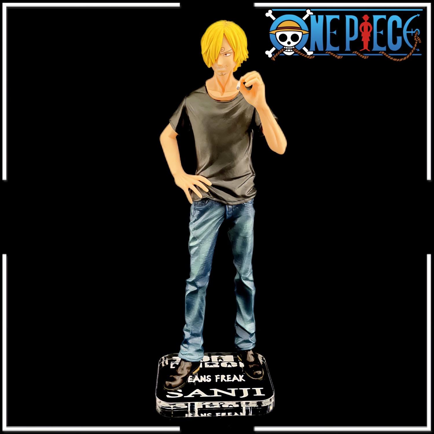 海賊王 DXF 牛仔褲系列 香吉士 山治 SANJI 航海王 公仔底座 壓克力底座 彩色底座