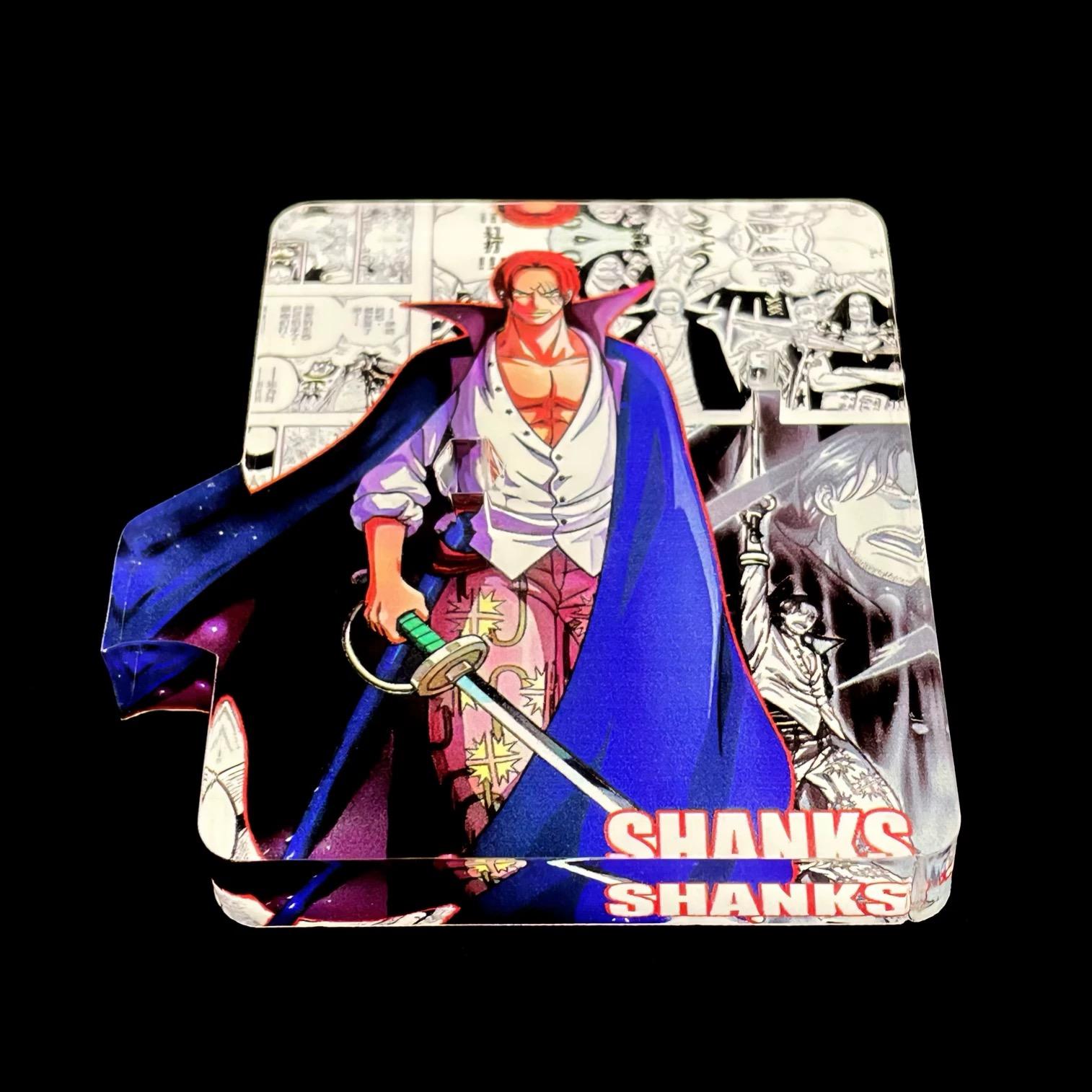 海賊王 THE 出航 紅髮傑克 香克斯 SHANKS 航海王 公仔底座 壓克力底座 彩色底座