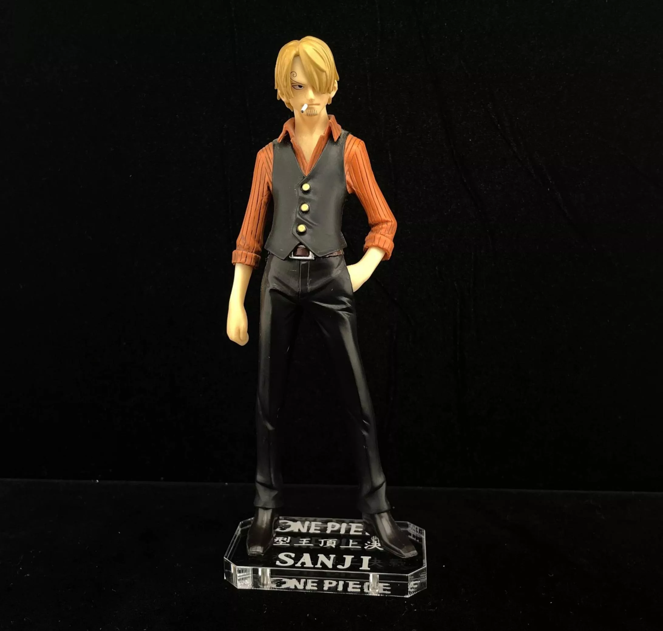 海賊王 SC造形王頂上決戰vol.1 香吉士 山治 航海王 公仔底座 壓克力底座 彩色底座