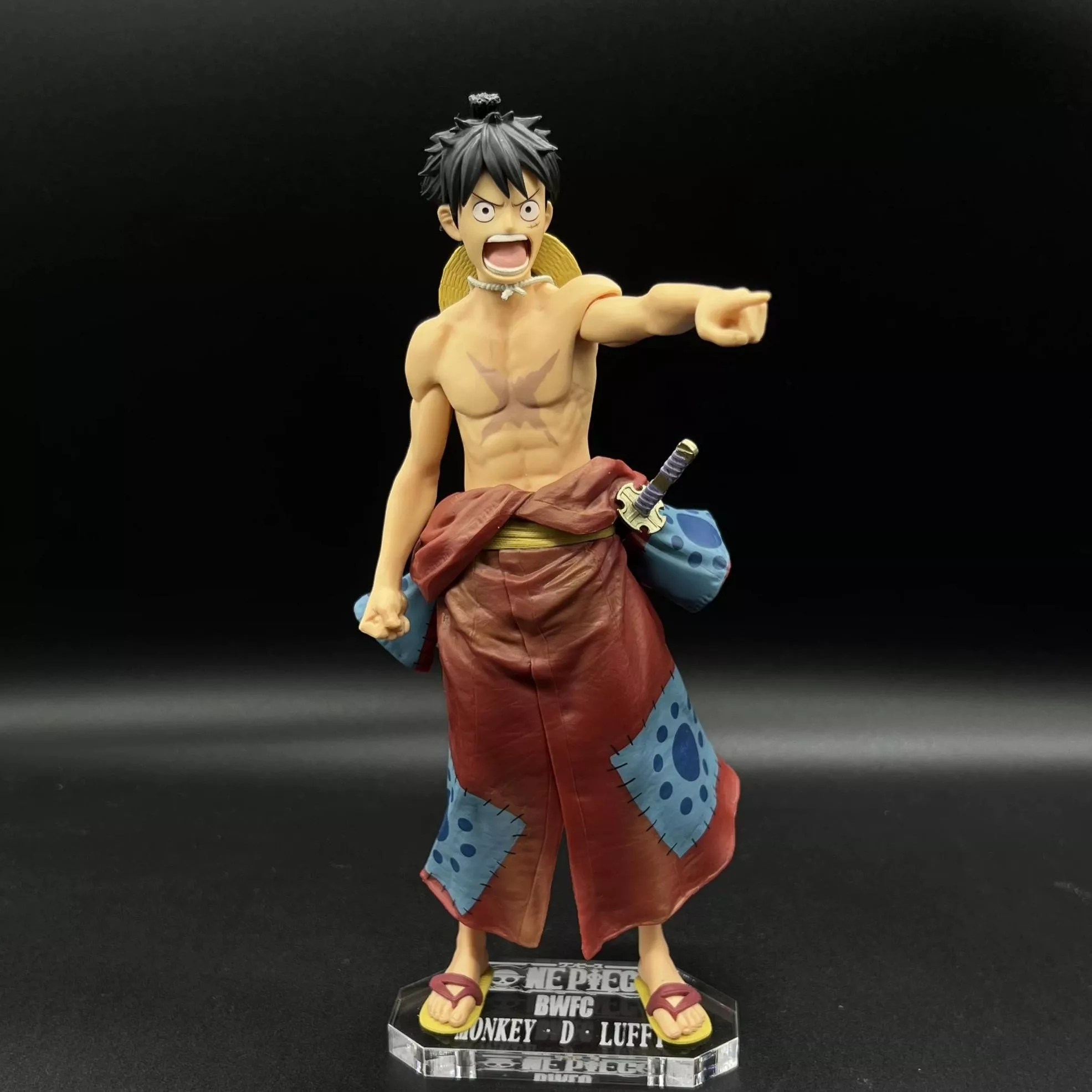 海賊王 BWFC 造形王頂上決戰2 SPECIAL 魯夫 航海王 公仔底座 壓克力底座 彩色底座